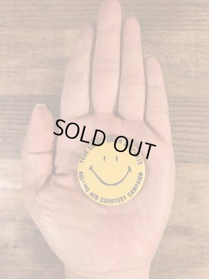 70年代〜頃のスマイルのビンテージ缶バッジ