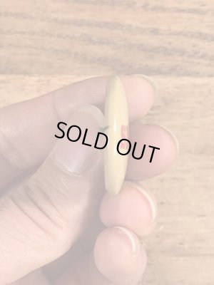 70年代〜頃のスマイルの文字が書かれたビンテージ缶バッジ