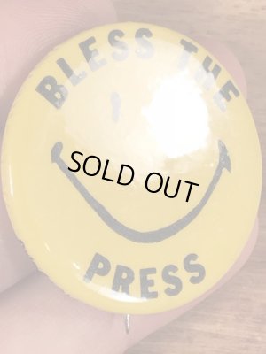 70年代〜頃のスマイルのビンテージ缶バッジ