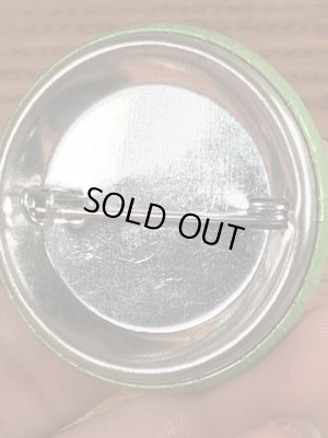 80年代頃のメッセージが書かれたビンテージ缶バッジ