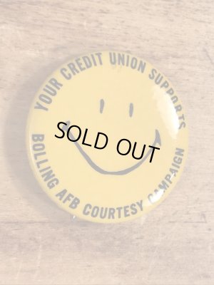 70年代〜頃のスマイルのビンテージ缶バッジ