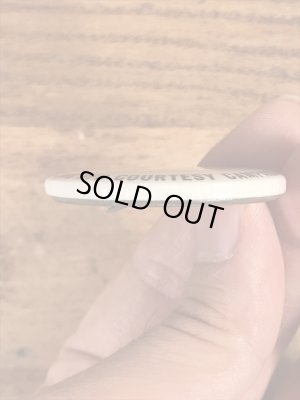 70年代〜頃の信用組合のスマイルフェイスのヴィンテージ缶バッチ