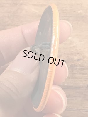 70年代〜頃のシットの顔が描かれたヴィンテージ缶バッチ