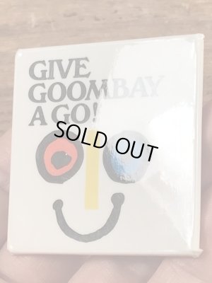 70年代頃のイベントのスマイルフェイスが描かれたヴィンテージ缶バッチ