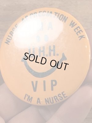 70年代〜頃のスマイルフェイスのヴィンテージ缶バッチ