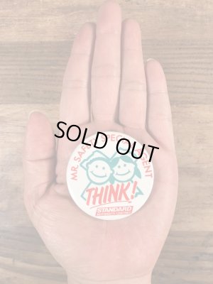 70年代〜頃の企業物のビンテージ缶バッジ