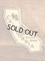 “California” State Souvenir Rubber Magnet　カリフォルニア州　ビンテージ　マグネット　スーベニア　90年代