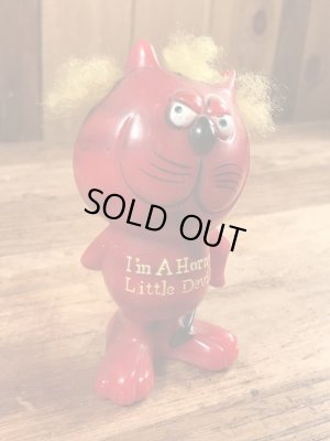 70年代頃のレッドデビルのビンテージメッセージドール