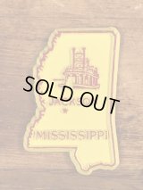 “Mississippi” State Souvenir Rubber Magnet　ミシシッピ州　ビンテージ　マグネット　スーベニア　90年代