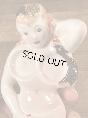 50年代頃のピンナップガールのビンテージソルト&ペッパー