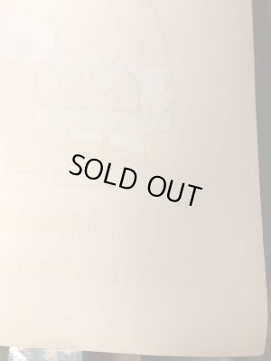 70年代頃のスヌーピーとチャーリーブラウンモチーフのヴィンテージブラックライトポスター