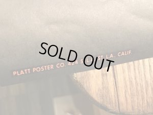 70年代頃のジグザグマンのビンテージポスター