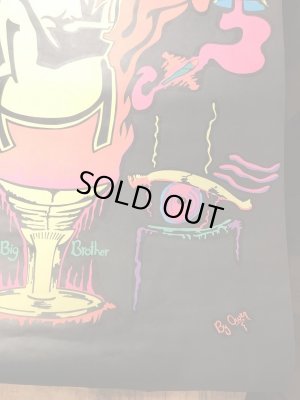 70年代頃のZig Zag Manのビンテージブラックライトポスター