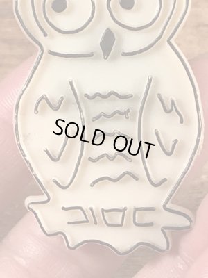 80年代頃のフクロウのヴィンテージマグネット