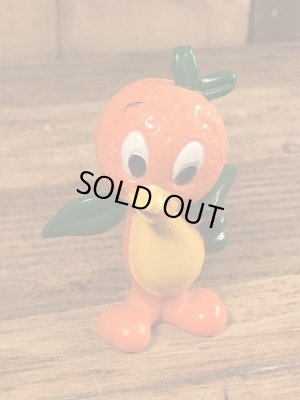 70年代頃のオレンジバードのビンテージPVCフィギュア