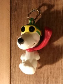 他の写真1: Peanuts Snoopy “Flying Ace” Plastic Ornament　スヌーピー　ビンテージ　オーナメント　フライングエース　70〜80年代