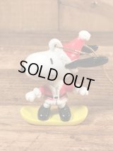 Peanuts Snoopy “Snowboarding” PVC Figure Ornament　スヌーピー　ビンテージ　オーナメント　PVCフィギュア　90年代
