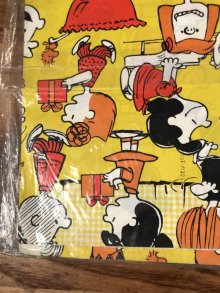 他の写真1: Hallmark Peanuts Snoopy All Occasion Gift Wrap　スヌーピー　ビンテージ　ラッピングペーパー　ピーナッツギャング　70年代