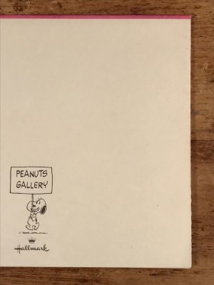 70〜80年代頃のスヌーピーとウッドストックのビンテージグリーティングカード