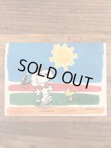 Hallmark Peanuts Snoopy & Woodstock “Sun” Greeting Card　スヌーピー　ビンテージ　グリーティングカード　ウッドストック　70〜80年代