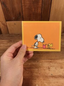 他の写真3: Hallmark Peanuts Snoopy & Woodstock “Straw” Greeting Card　スヌーピー　ビンテージ　グリーティングカード　ウッドストック　70〜80年代