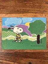 Hallmark Peanuts Snoopy “Running” Greeting Card　スヌーピー　ビンテージ　グリーティングカード　70〜80年代