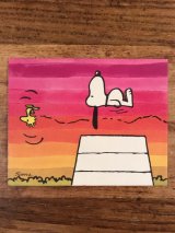 Hallmark Peanuts Snoopy & Woodstock “Air Swimming” Greeting Card　スヌーピー　ビンテージ　グリーティングカード　ウッドストック　70〜80年代