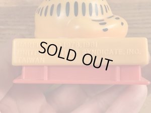 80年代頃のガーフィールドのヴィンテージプッシュトイ