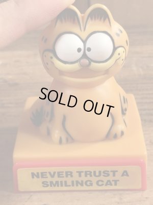 80年代頃のガーフィールドのヴィンテージプッシュトイ