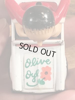 マッチボックス社製のポパイのオリーブのヴィンテージのダイキャストミニカー