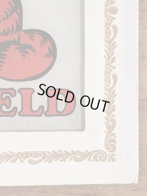 70〜80年代頃のガーフィールドのビンテージガラスプレート