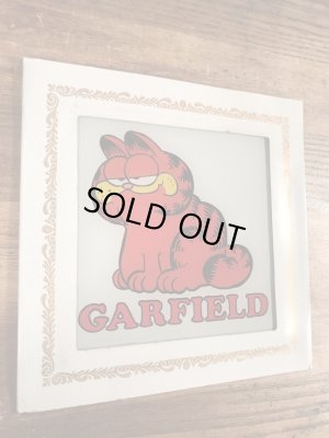 70〜80年代頃のガーフィールドのビンテージガラスプレート