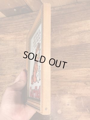 70〜80年代頃のガーフィールドのヴィンテージガラスアート