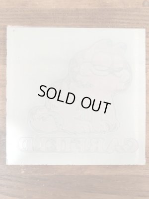 70〜80年代頃のガーフィールドのビンテージガラスプレート