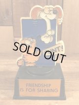 Aviva Garfield & Odie “Friendship Is For Sharing” Trophy　ガーフィールド　ビンテージ　トロフィー　オーディー　70〜80年代