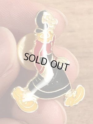 80年代頃のポパイのオリーブのビンテージピンバッジ