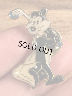 80年代頃のルーニーテューンズのペペルピューのヴィンテージピンバッチ