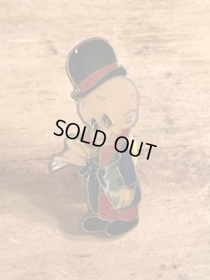 80年代頃のルーニーテューンズのエルマーファッドのビンテージピンバッジ