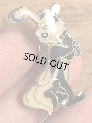 80年代頃のルーニーテューンズのペペルピューのヴィンテージピンバッチ