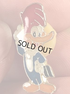 80年代頃のウッディーウッドペッカーのビンテージピンバッジ