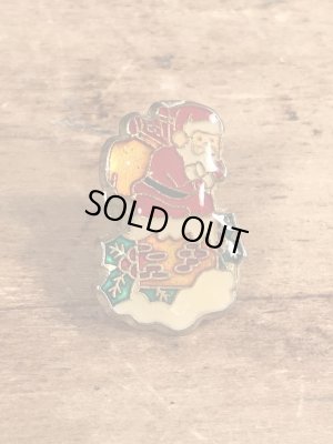 80年代頃のサンタクロースのビンテージピンバッジ