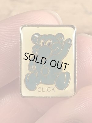 80年代頃のClickのエナメル加工のヴィンテージピンズ