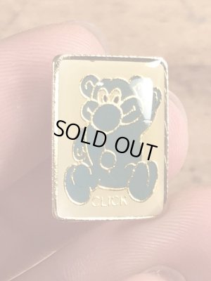 80年代頃のClickのエナメル加工のヴィンテージピンズ