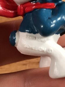 他の写真2: Schleich Super Smurf “Airplane” PVC Figure　スマーフ　ビンテージ　PVCフィギュア　スーパースマーフ　80年代