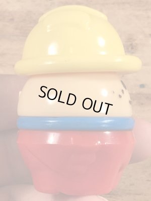 赤ボトムの作業員のリトルタイクスのヴィンテージのトドルトッツ