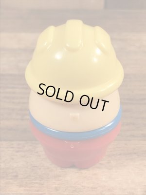 赤ボトムの作業員のリトルタイクスのヴィンテージのトドルトッツ