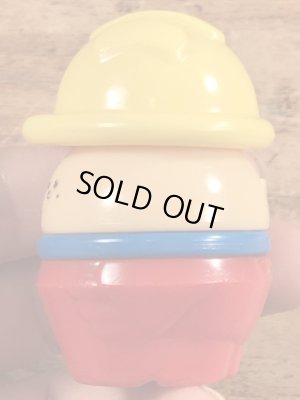 赤ボトムの作業員のリトルタイクスのヴィンテージのトドルトッツ