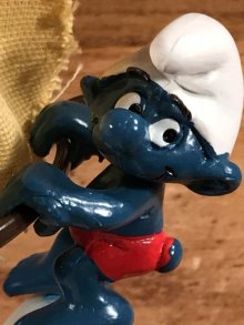 他の写真2: Schleich Super Smurf “Sailing Boat” PVC Figure　スマーフ　ビンテージ　PVCフィギュア　スーパースマーフ　80年代