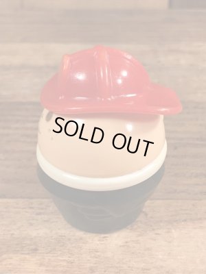 白人の消防士のリトルタイクスのトドルトッツのヴィンテージのトイ