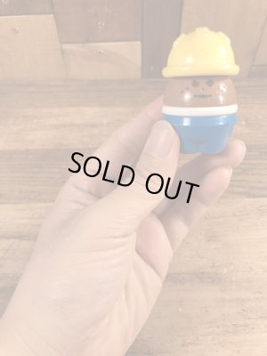 黒人の作業員のリトルタイクスのトドルトッツのヴィンテージトイ